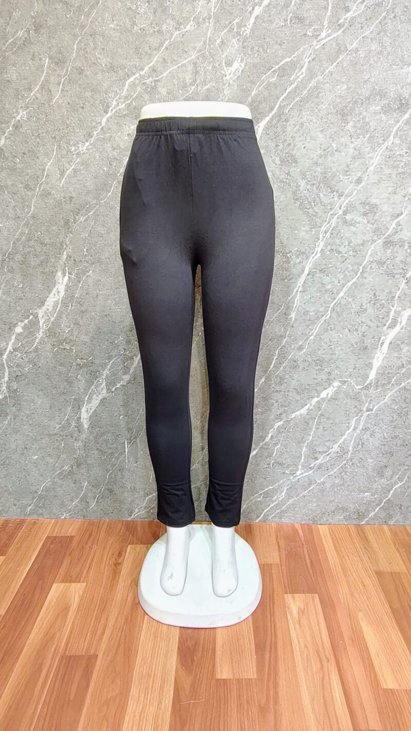 Ankle Length Leggings Black- AL04