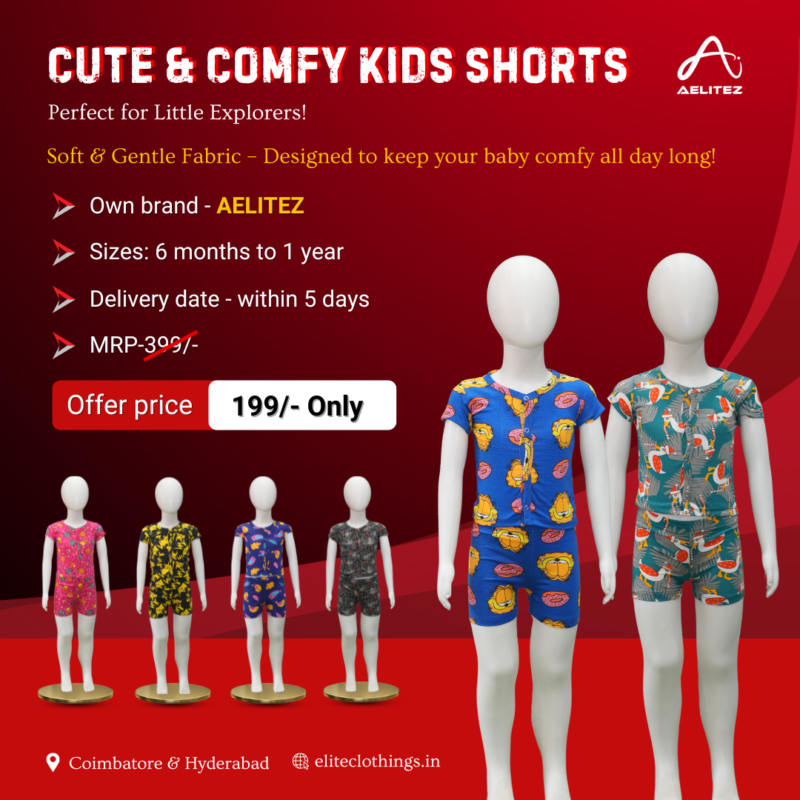 Cute & Comfy Kids Shorts