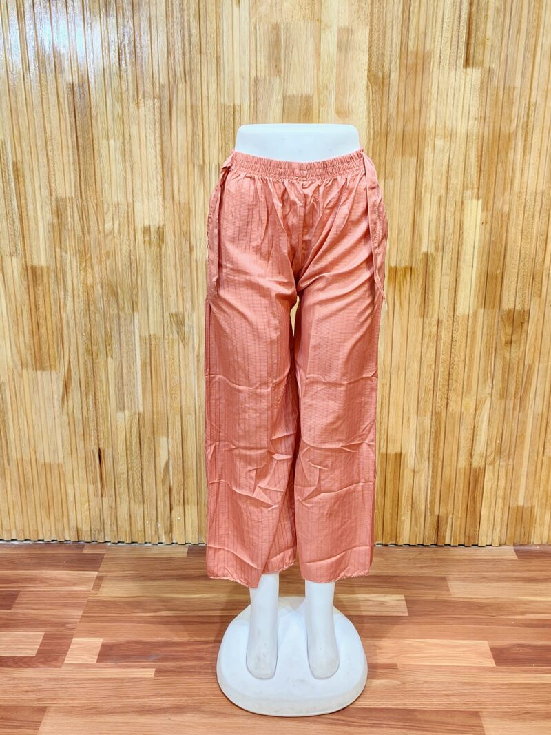 Popcorn Plain Palazzo Pant - PPPPP05