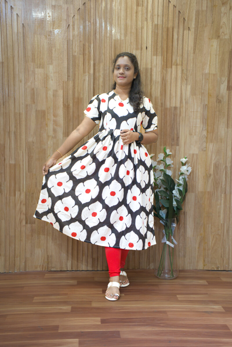 Umbrella Cut Feeding Frock - UCFF02