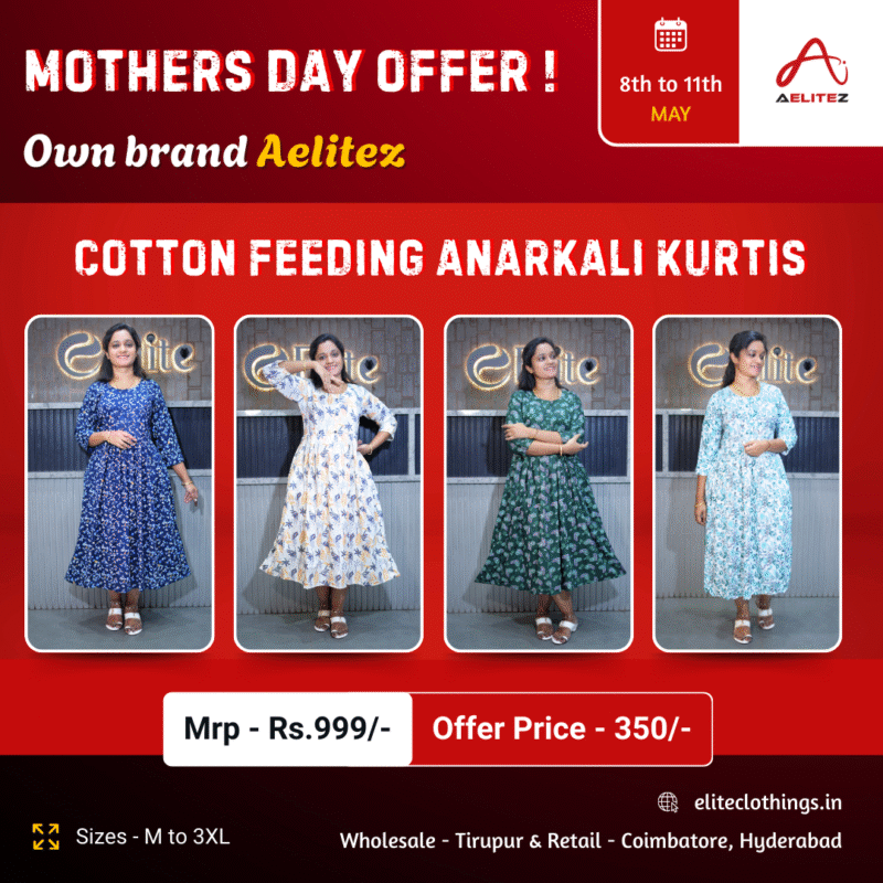 Premium Cotton Feeding Anarkali Kurtis