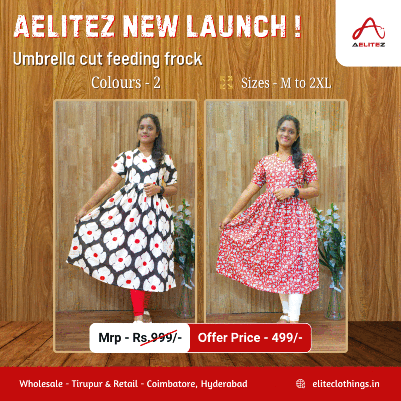 Umbrella Cut Feeding Frock