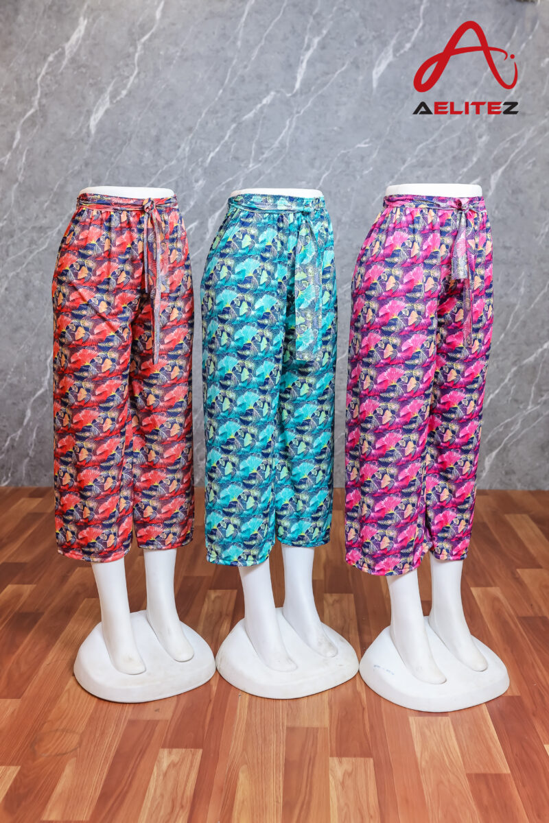 Printed Palazzo Pant Small Size - NPPS03