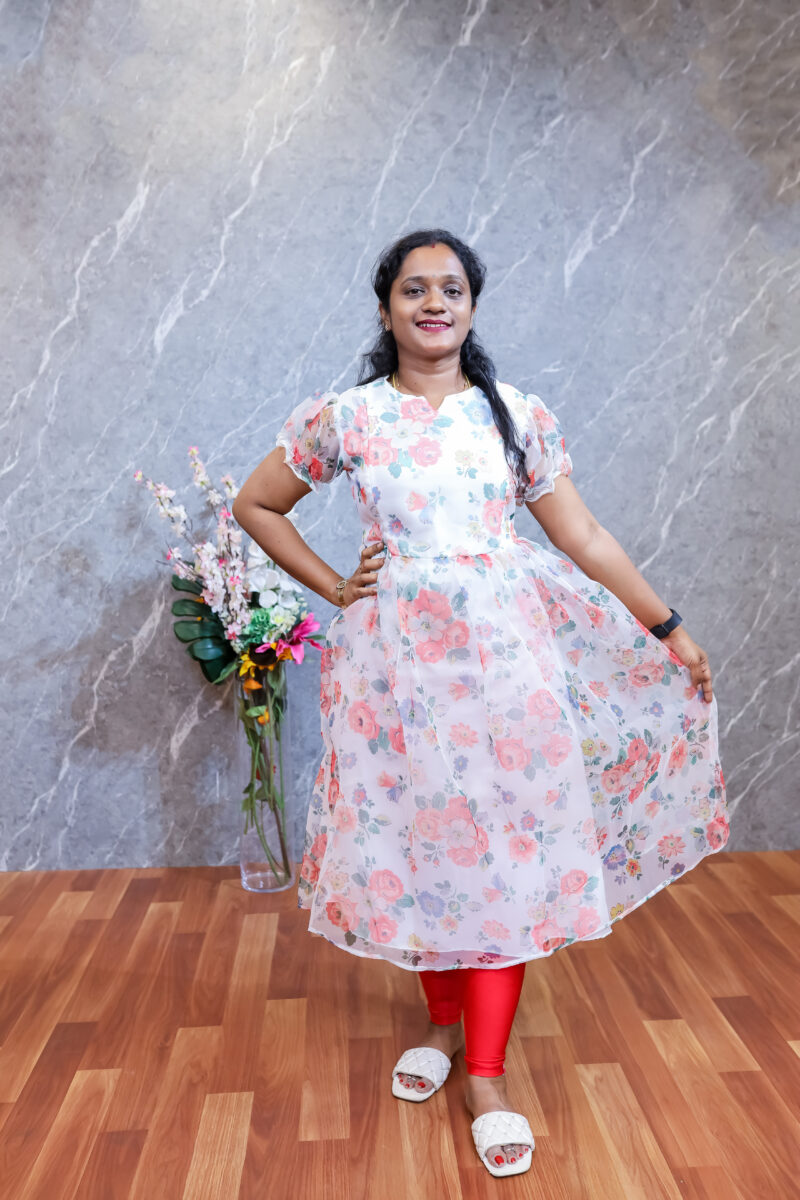 Organza Feeding Frocks - OFF04