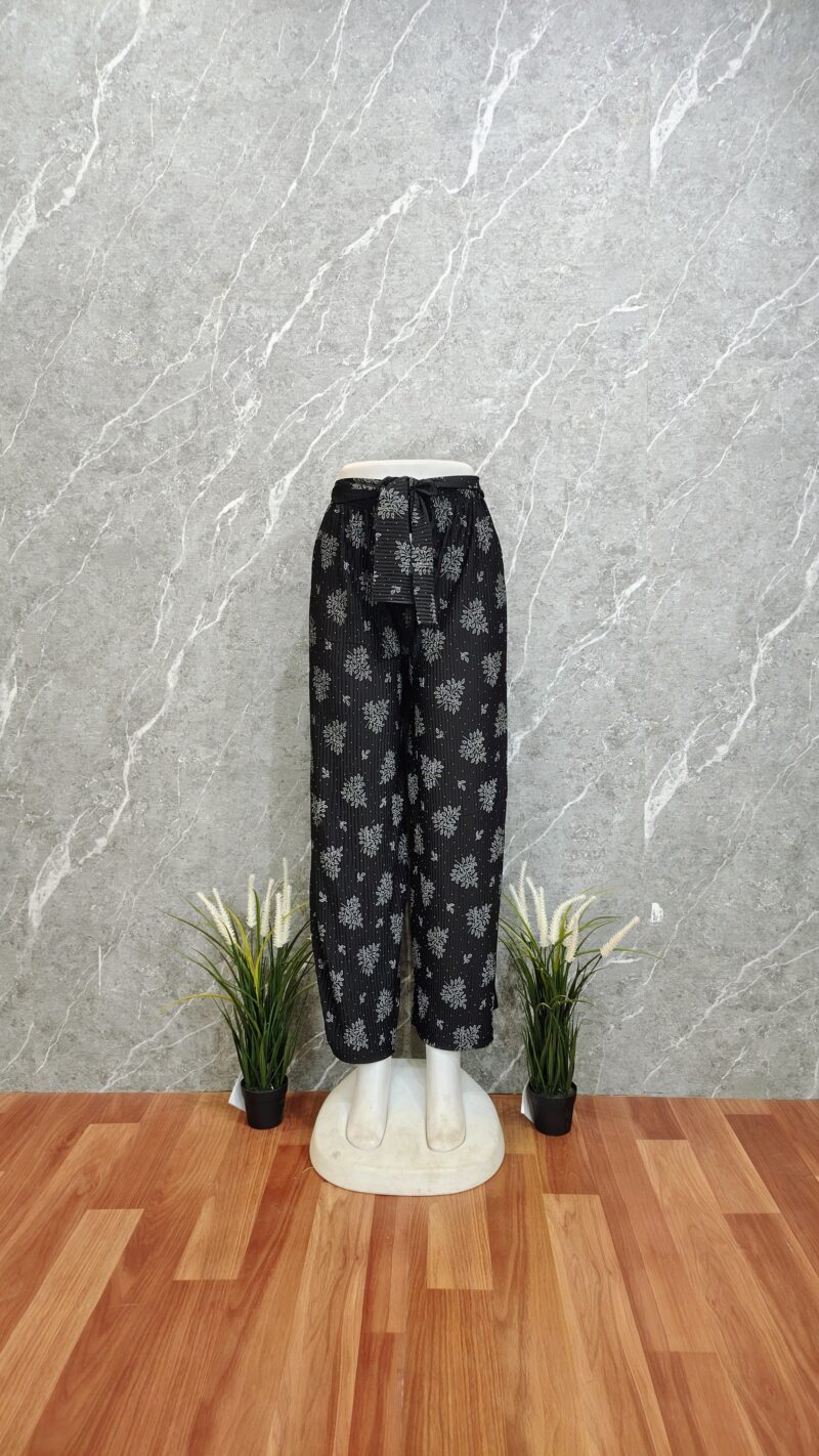 Korean Imported Crush Rayon Viscose Palazzo Pant - KMCRVP01