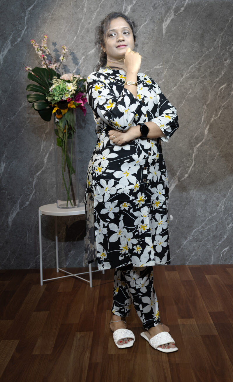 Floral Abstract Co-Ord Set - FACS01