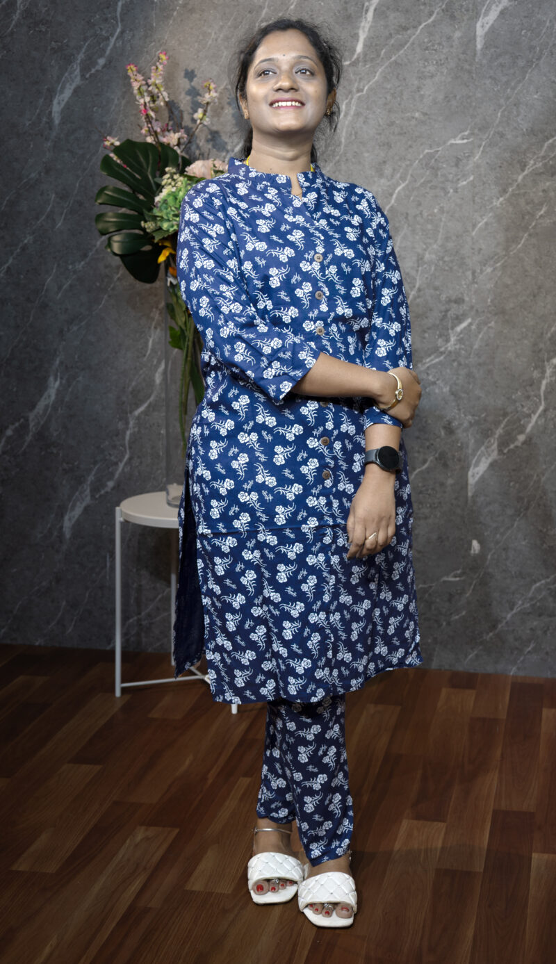 Floral Abstract Co-Ord Set - FACS06