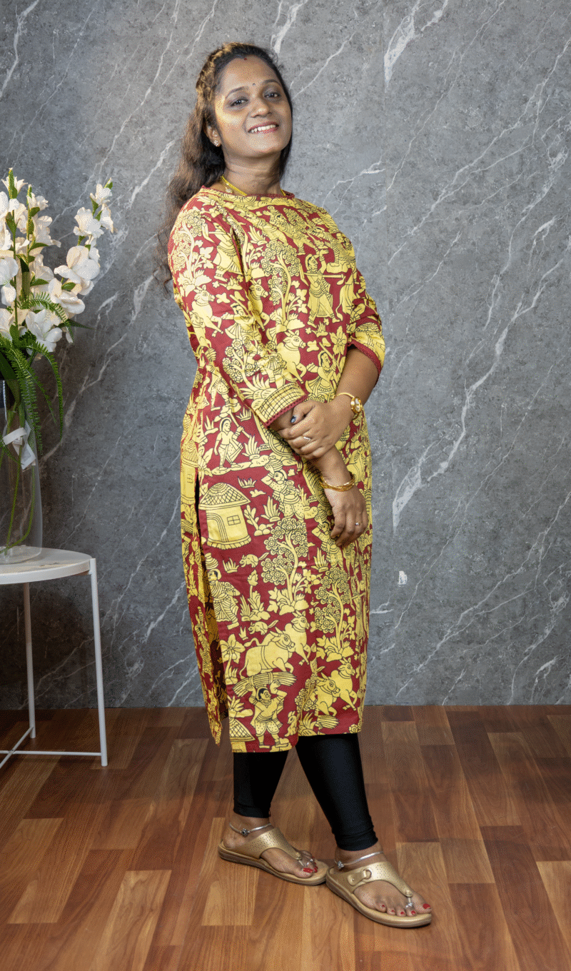 Traditional Kalamkari Top - TKT01