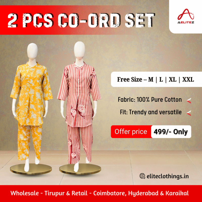 2PCS CO-ORD SET – Premium Quality