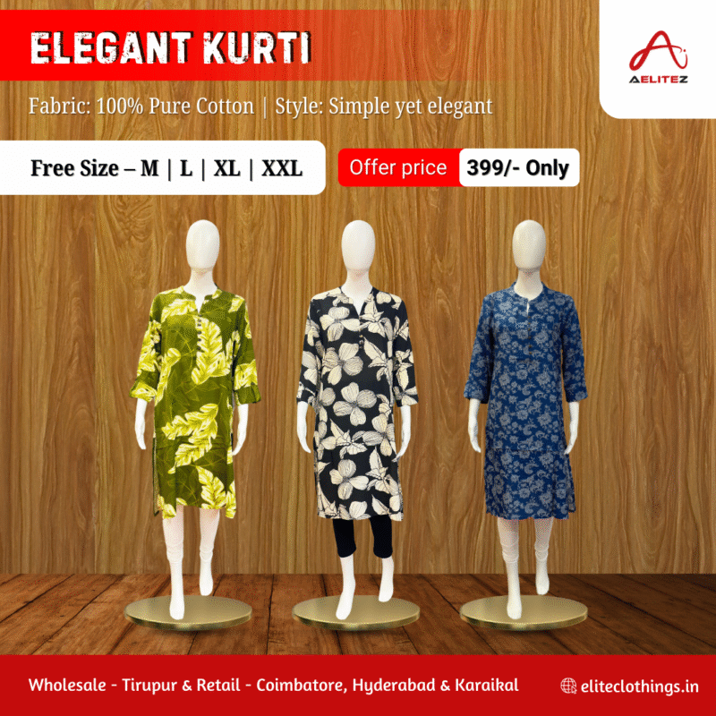 ELEGANT KURTI – Everyday Class & Comfort
