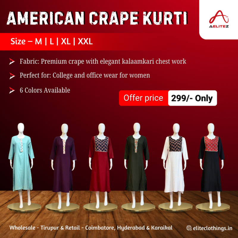 American Crape Kurtis