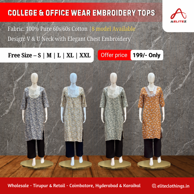 Embroidery Tops