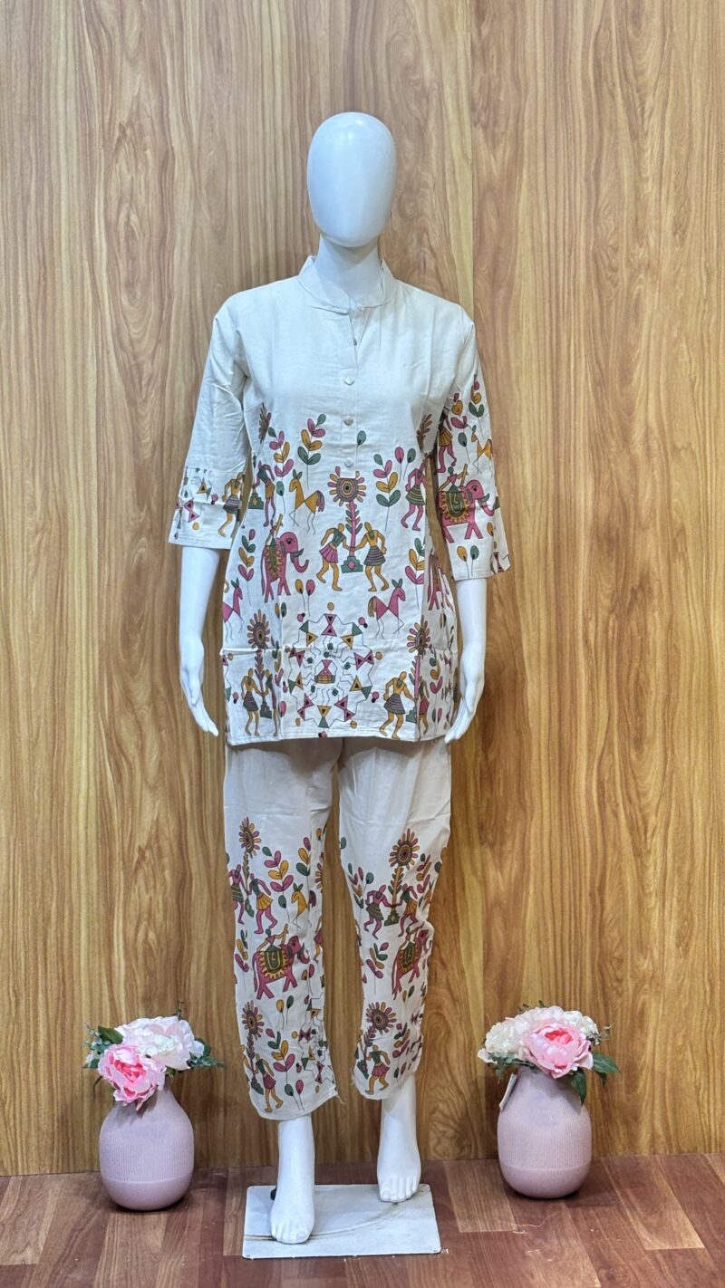 PURE KHADI COTTON CO-ORD SET – PKCC01