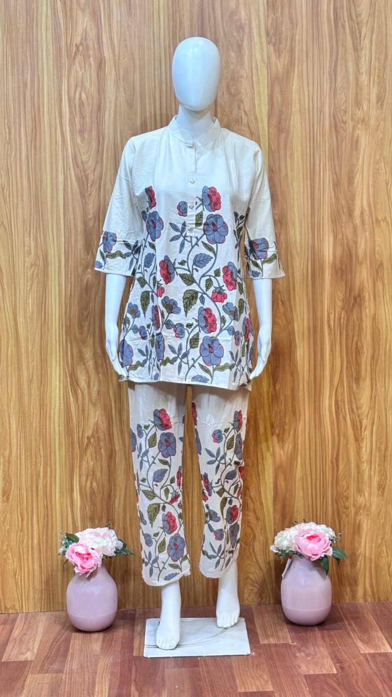 PURE KHADI COTTON CO-ORD SET – PKCC02