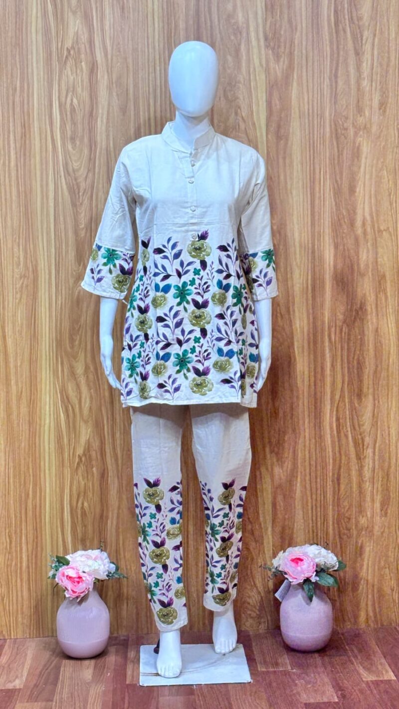 PURE KHADI COTTON CO-ORD SET – PKCC03