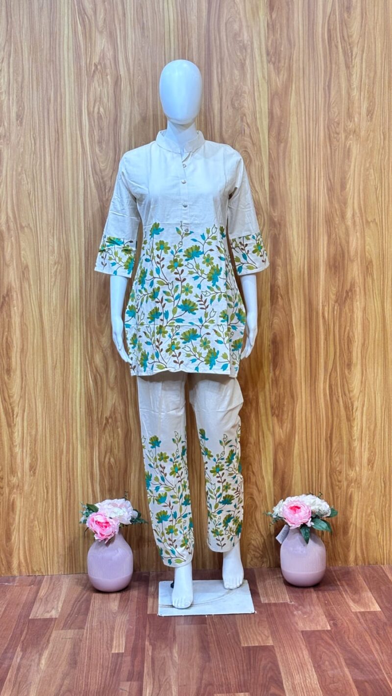 PURE KHADI COTTON CO-ORD SET – PKCC05