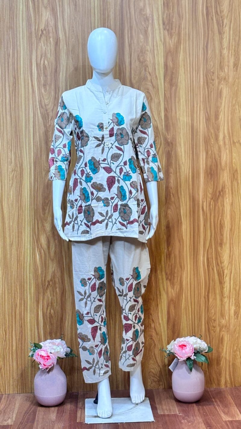 PURE KHADI COTTON CO-ORD SET – PKCC06