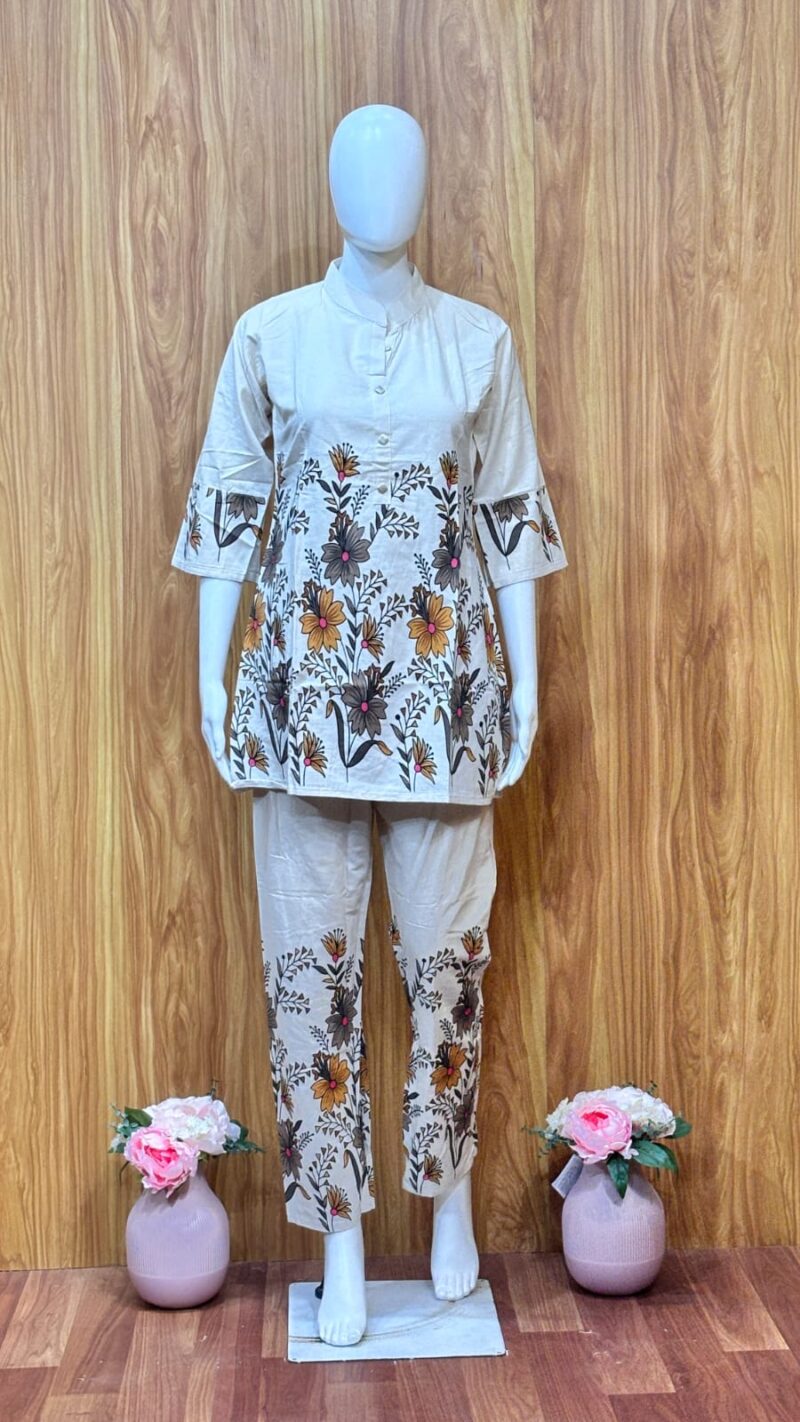 PURE KHADI COTTON CO-ORD SET – PKCC08
